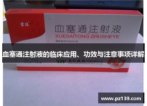 血塞通注射液的临床应用、功效与注意事项详解